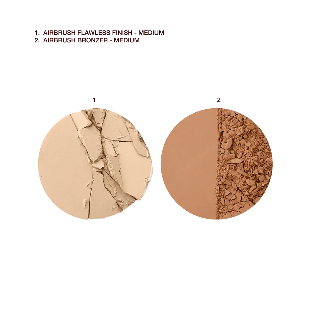AIRBRUSH FLAWLESS PERFECT & BRONZE DUO - FACE KIT - Image 7
