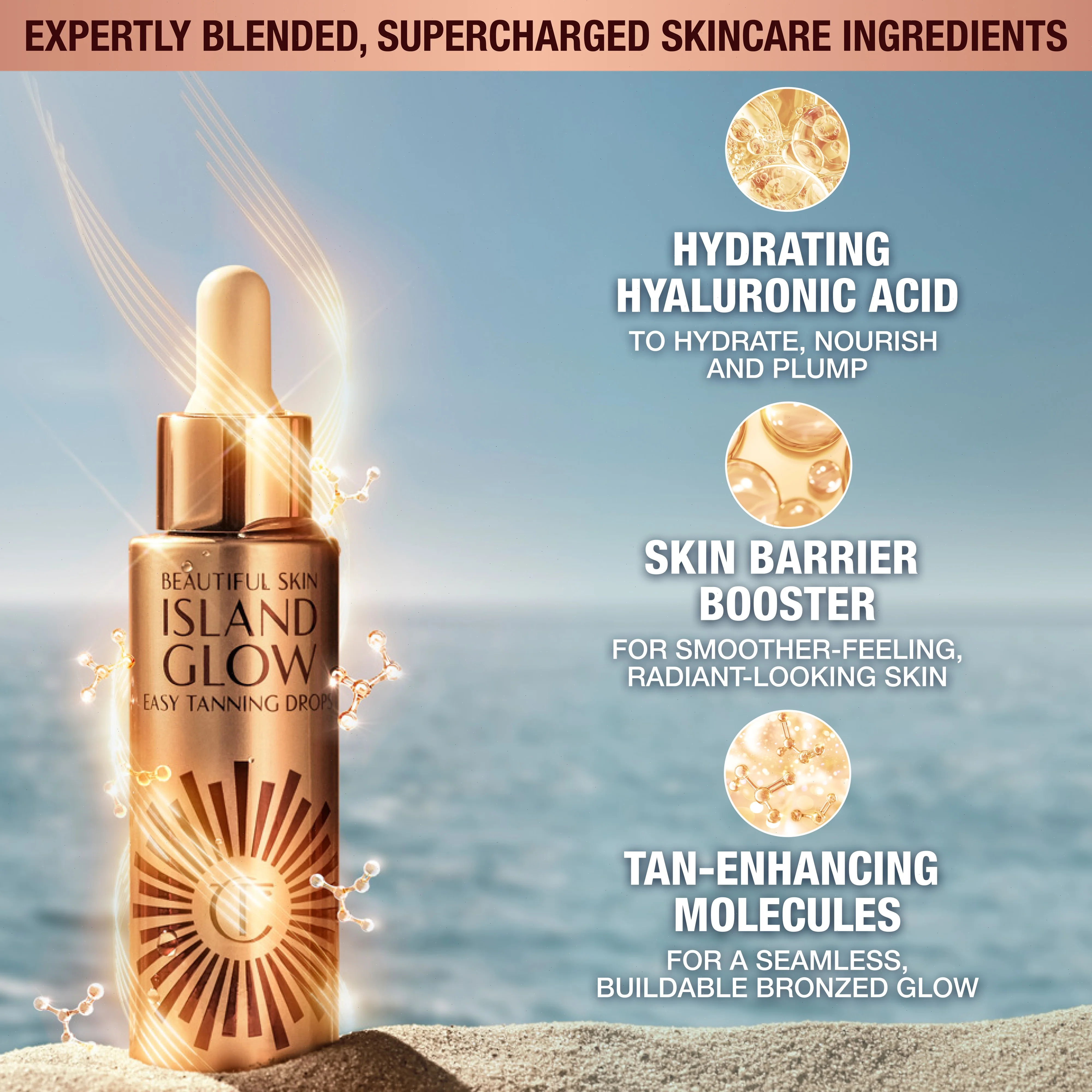BEAUTIFUL SKIN ISLAND GLOW EASY TANNING DROPS - FAIR TO MEDIUM - Image 4