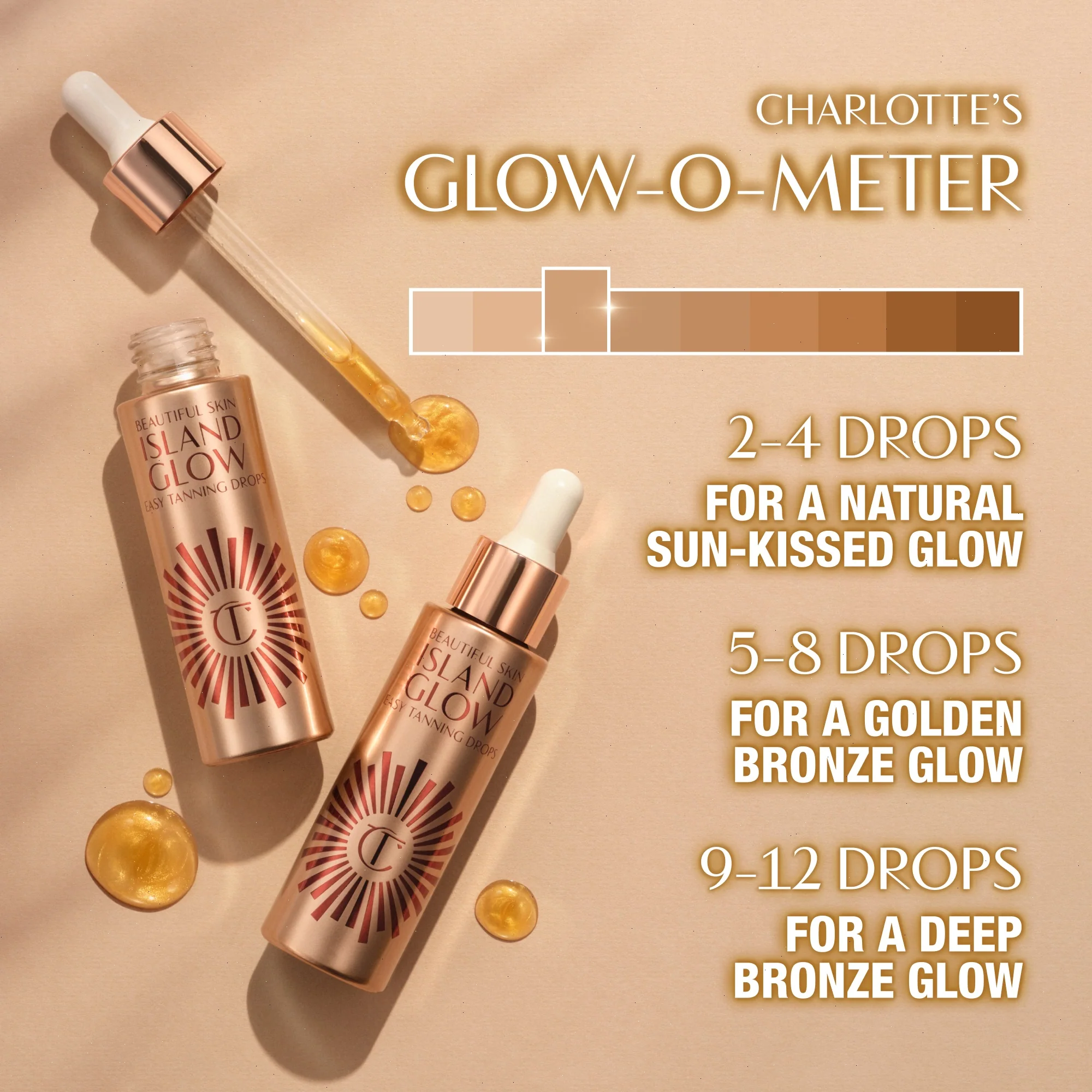 BEAUTIFUL SKIN ISLAND GLOW EASY TANNING DROPS - TAN TO DEEP - Image 3