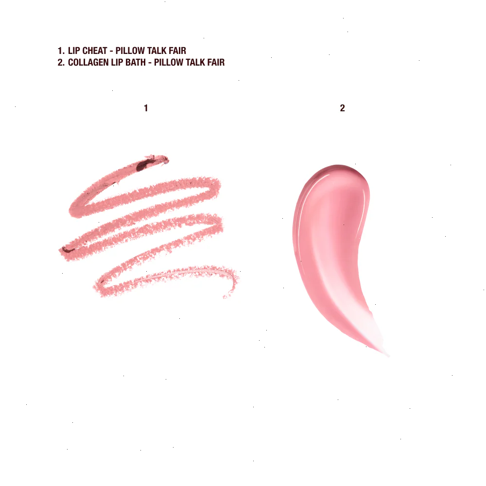 PILLOW TALK MINI GLOSSY LIPS DUO - PILLOW TALK FAIR - Image 5