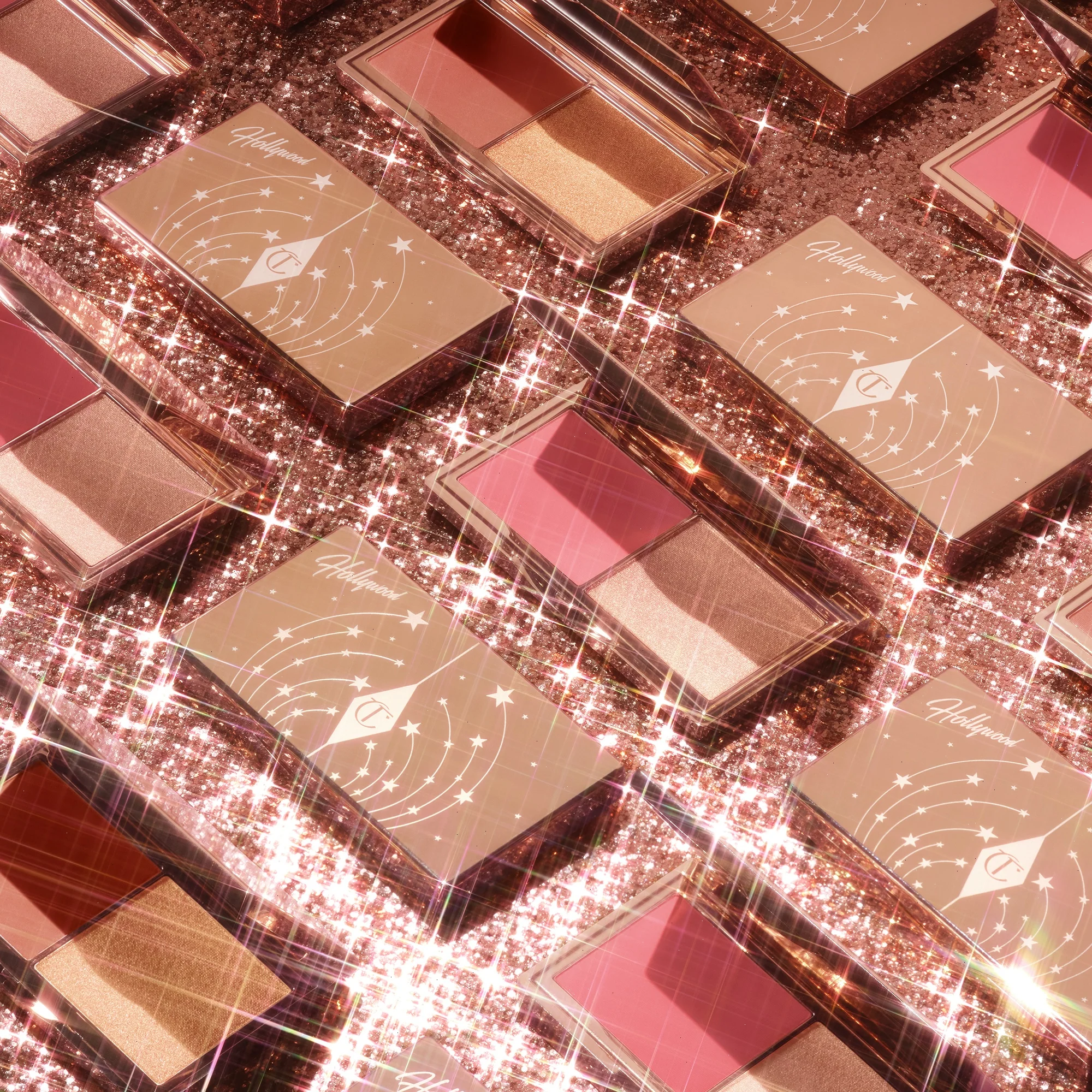 HOLLYWOOD BLUSH & GLOW GLIDE PALETTE - LIGHT TO MEDIUM - Image 8