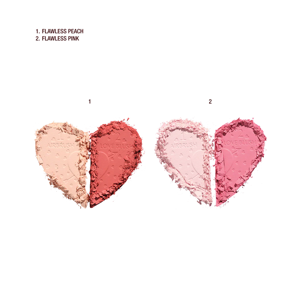 PILLOW TALK BEAUTY SOULMATES FACE PALETTE - FLAWLESS PINK - Image 7