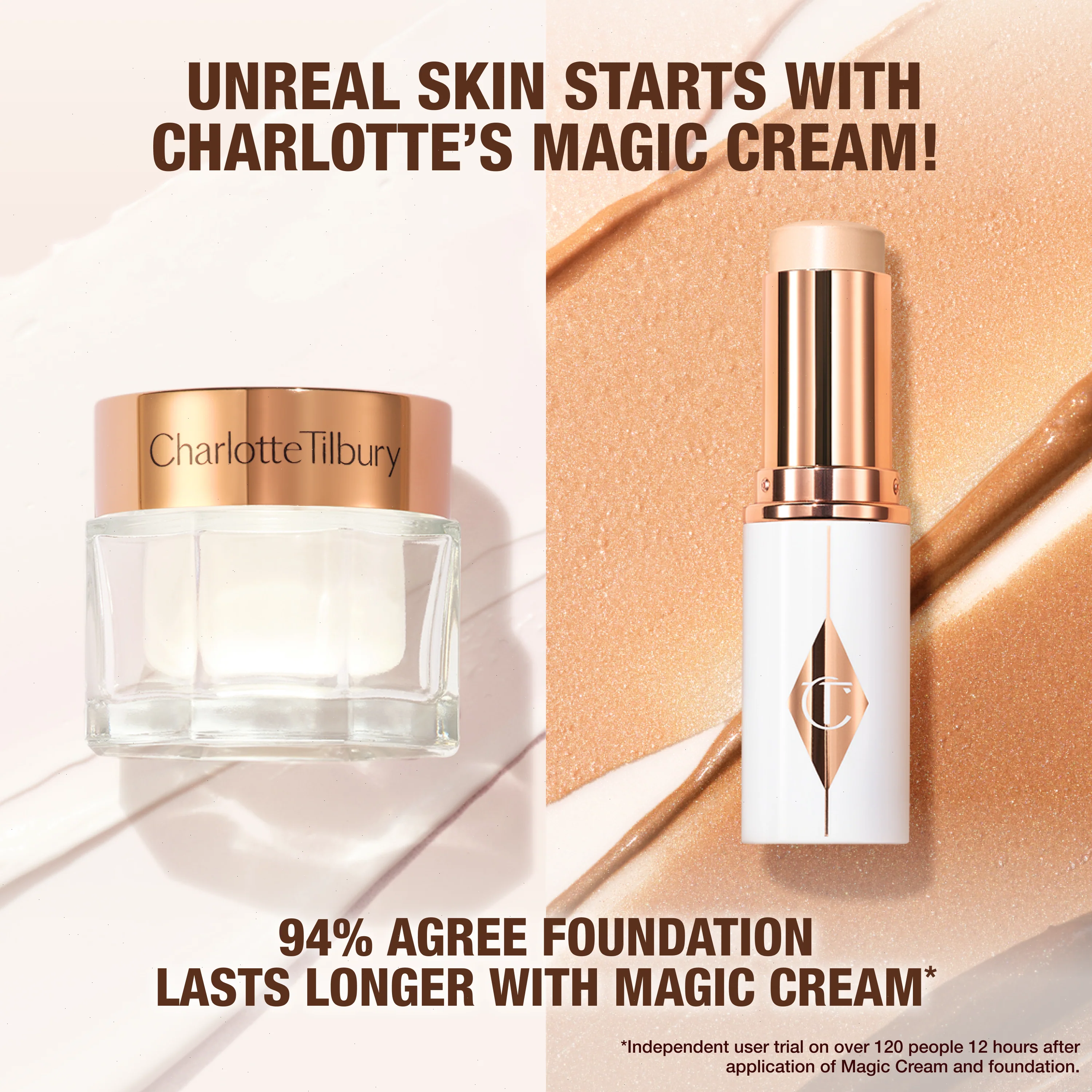 UNREAL SKIN SHEER GLOW TINT HYDRATING FOUNDATION STICK - 5 MEDIUM - Image 9